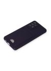 BFS  Samsung Galaxy A33 5G Kılıf Kelvin Kartvizitli Silikon - Derin Mor