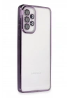 BFS Samsung Galaxy A33 5G Kılıf Lensli Silikon - Mor
