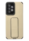 BFS  Samsung Galaxy A33 5G Kılıf Mega Standlı Silikon - Gold