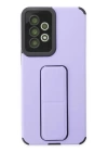 BFS  Samsung Galaxy A33 5G Kılıf Mega Standlı Silikon - Lila