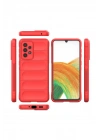 BFS Samsung Galaxy A33 5G Kılıf Optimum Silikon - Kırmızı