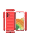 BFS  Samsung Galaxy A33 5G Kılıf Optimum Silikon - Kırmızı