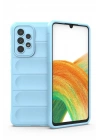 BFS Samsung Galaxy A33 5G Kılıf Optimum Silikon - Sky Blue