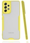 BFS  Samsung Galaxy A33 5G Kılıf Platin Silikon - Sarı