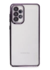 BFS  Samsung Galaxy A33 5G Kılıf Razer Lensli Silikon - Mor