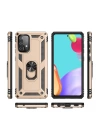 BFS  Samsung Galaxy A33 5G Kılıf Sofya Yüzüklü Silikon Kapak - Gold