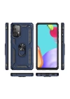 BFS  Samsung Galaxy A33 5G Kılıf Sofya Yüzüklü Silikon Kapak - Lacivert