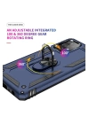 BFS  Samsung Galaxy A33 5G Kılıf Sofya Yüzüklü Silikon Kapak - Lacivert