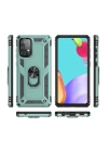 BFS  Samsung Galaxy A33 5G Kılıf Sofya Yüzüklü Silikon Kapak - Yeşil