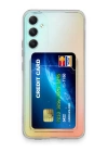 BFS  Samsung Galaxy A34 5G Kılıf Kart Şeffaf Silikon - Şeffaf
