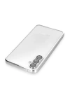 BFS Samsung Galaxy A34 5G Kılıf Lensli Silikon - Gümüş