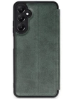BFS  Samsung Galaxy A35 5G Kılıf Flip Cover - Koyu Yeşil