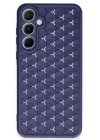 BFS  Samsung Galaxy A35 5G Kılıf Petek Silikon Kapak - Lacivert