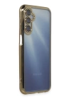 BFS  Samsung Galaxy A35 5G Kılıf Razer Lensli Silikon - Gold