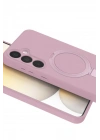 BFS Samsung Galaxy A35 5G Regal Magsafe Standlı Kapak - Açık Pembe