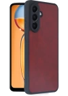 BFS  Samsung Galaxy A36 Kılıf Aras Deri Kapak - Bordo