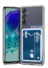 BFS  Samsung Galaxy A36 Kılıf Kart Şeffaf Silikon - Şeffaf