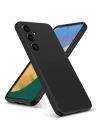 BFS  Samsung Galaxy A36 Kılıf Nano içi Kadife Silikon - Siyah