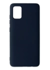 BFS  Samsung Galaxy A51 Kılıf Nano içi Kadife Silikon - Lacivert