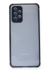 BFS  Samsung Galaxy A52 Kılıf Miami Şeffaf Silikon - Lacivert