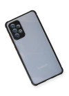BFS  Samsung Galaxy A52 Kılıf Miami Şeffaf Silikon - Siyah