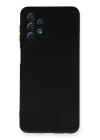 BFS  Samsung Galaxy A52 Kılıf Nano içi Kadife Silikon - Siyah