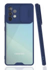 BFS  Samsung Galaxy A52 Kılıf Platin Kamera Koruma Silikon - Lacivert