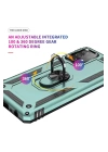 BFS  Samsung Galaxy A52 Kılıf Sofya Yüzüklü Silikon Kapak - Yeşil