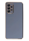 BFS  Samsung Galaxy A52 Kılıf Volet Silikon - Mavi