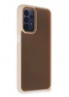 BFS Samsung Galaxy A53 5G Kılıf Elegant Kapak - Pudra