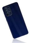 BFS  Samsung Galaxy A53 5G Kılıf Glass Kapak - Lacivert