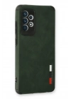 BFS  Samsung Galaxy A53 5G Kılıf Loop Deri Silikon - Yeşil