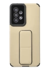 BFS  Samsung Galaxy A53 5G Kılıf Mega Standlı Silikon - Gold