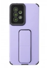 BFS  Samsung Galaxy A53 5G Kılıf Mega Standlı Silikon - Lila