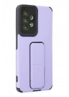 BFS  Samsung Galaxy A53 5G Kılıf Mega Standlı Silikon - Lila