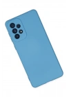 BFS  Samsung Galaxy A53 5G Kılıf Nano içi Kadife Silikon - Mavi