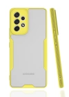 BFS  Samsung Galaxy A53 5G Kılıf Platin Silikon - Sarı
