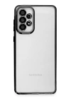 BFS  Samsung Galaxy A53 5G Kılıf Razer Lensli Silikon - Siyah