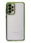 BFS  Samsung Galaxy A53 5G Kılıf Razer Lensli Silikon - Yeşil