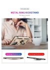 BFS  Samsung Galaxy A53 5G Kılıf Sofya Yüzüklü Silikon Kapak - Gold