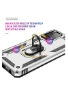 BFS  Samsung Galaxy A53 5G Kılıf Sofya Yüzüklü Silikon Kapak - Gümüş