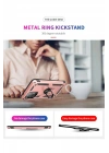 BFS Samsung Galaxy A53 5G Kılıf Sofya Yüzüklü Silikon Kapak - Rose