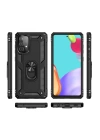 BFS  Samsung Galaxy A53 5G Kılıf Sofya Yüzüklü Silikon Kapak - Siyah