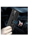 BFS  Samsung Galaxy A53 5G Kılıf Sofya Yüzüklü Silikon Kapak - Siyah