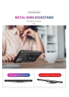 BFS  Samsung Galaxy A53 5G Kılıf Sofya Yüzüklü Silikon Kapak - Siyah