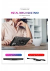 BFS Samsung Galaxy A53 5G Kılıf Sofya Yüzüklü Silikon Kapak - Siyah
