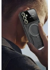 BFS  Samsung Galaxy A54 5G Kılıf Joy Lens Standlı Kapak - Kırmızı