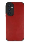 BFS  Samsung Galaxy A54 5G Kılıf Loop Deri Silikon - Kırmızı