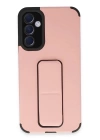 BFS  Samsung Galaxy A54 5G Kılıf Mega Standlı Silikon - Pudra
