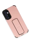 BFS  Samsung Galaxy A54 5G Kılıf Mega Standlı Silikon - Pudra